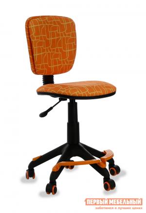 Детское компьютерное кресло  CH-204-F Жираф, ткань Бюрократ. Цвет: оранжевый