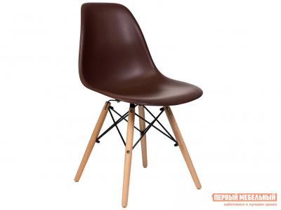 Стул  Eames Wood Коричневый, 4 стула Stool Group. Цвет: коричневый