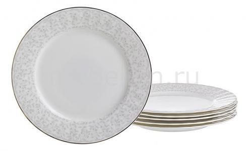 Набор из 6 тарелок плоских Вивьен 264-343 АРТИ-М. Цвет: белый, серый